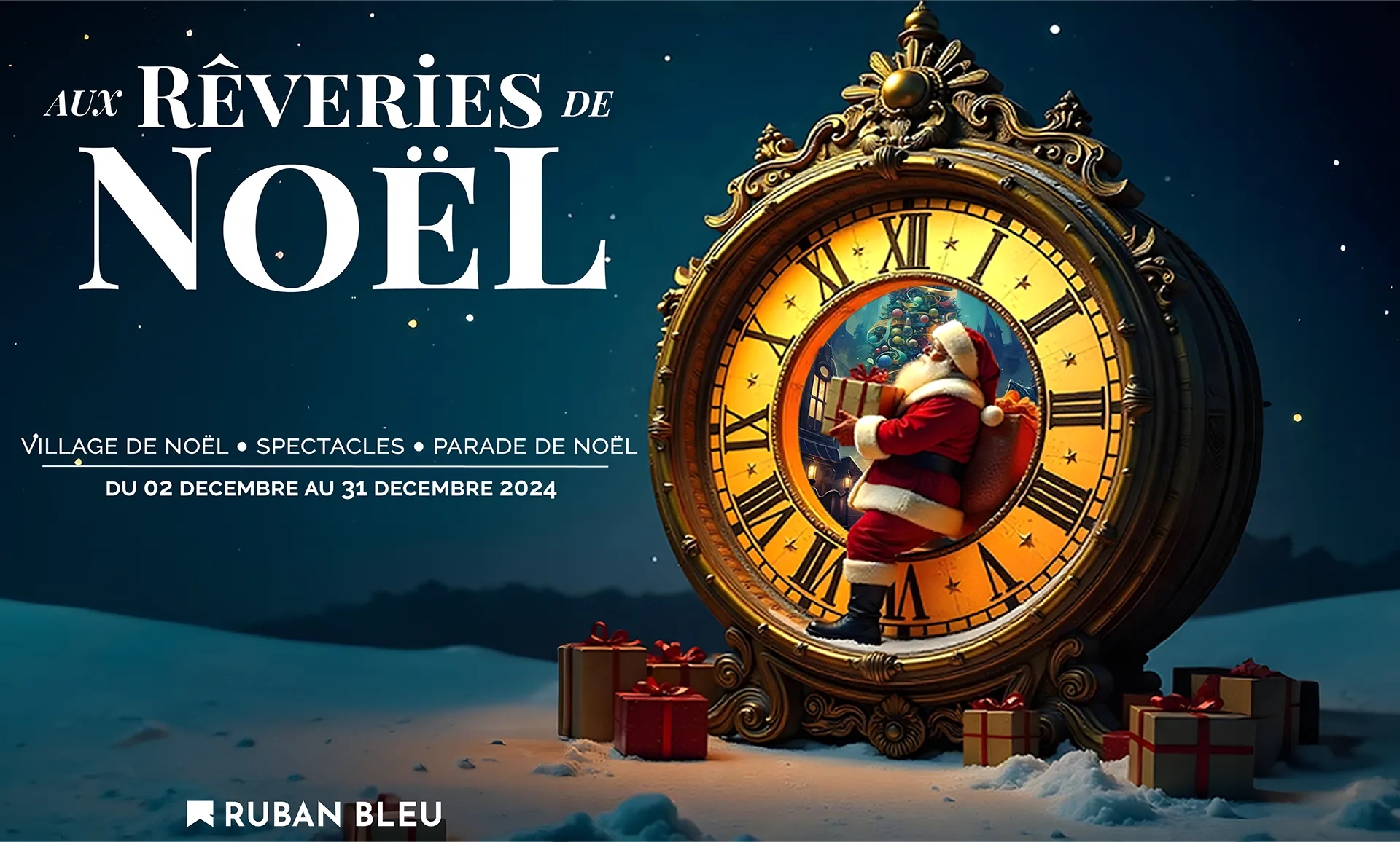 Noël au Ruban Bleu St Nazaire Affiche 1