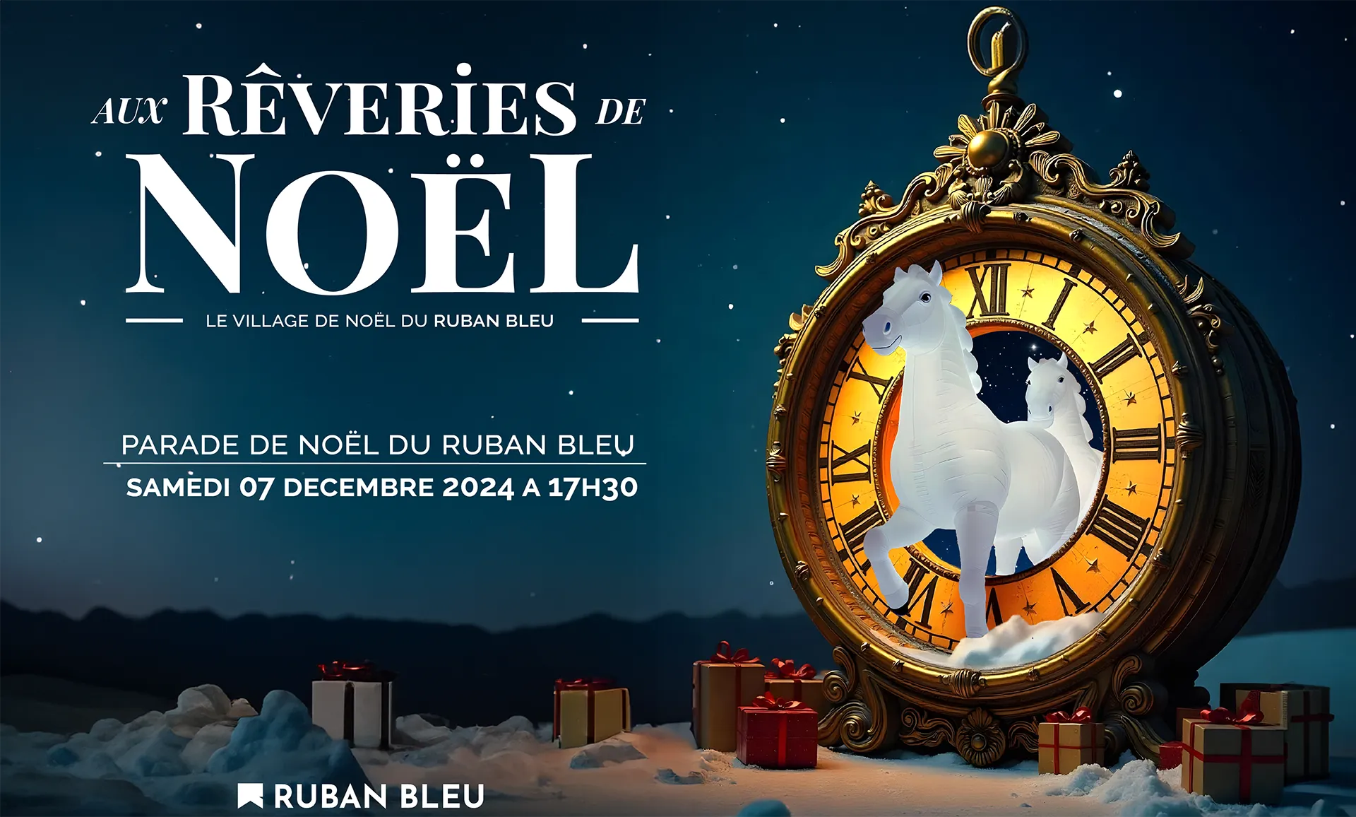 Noël au Ruban Bleu St Nazaire Affiche 3