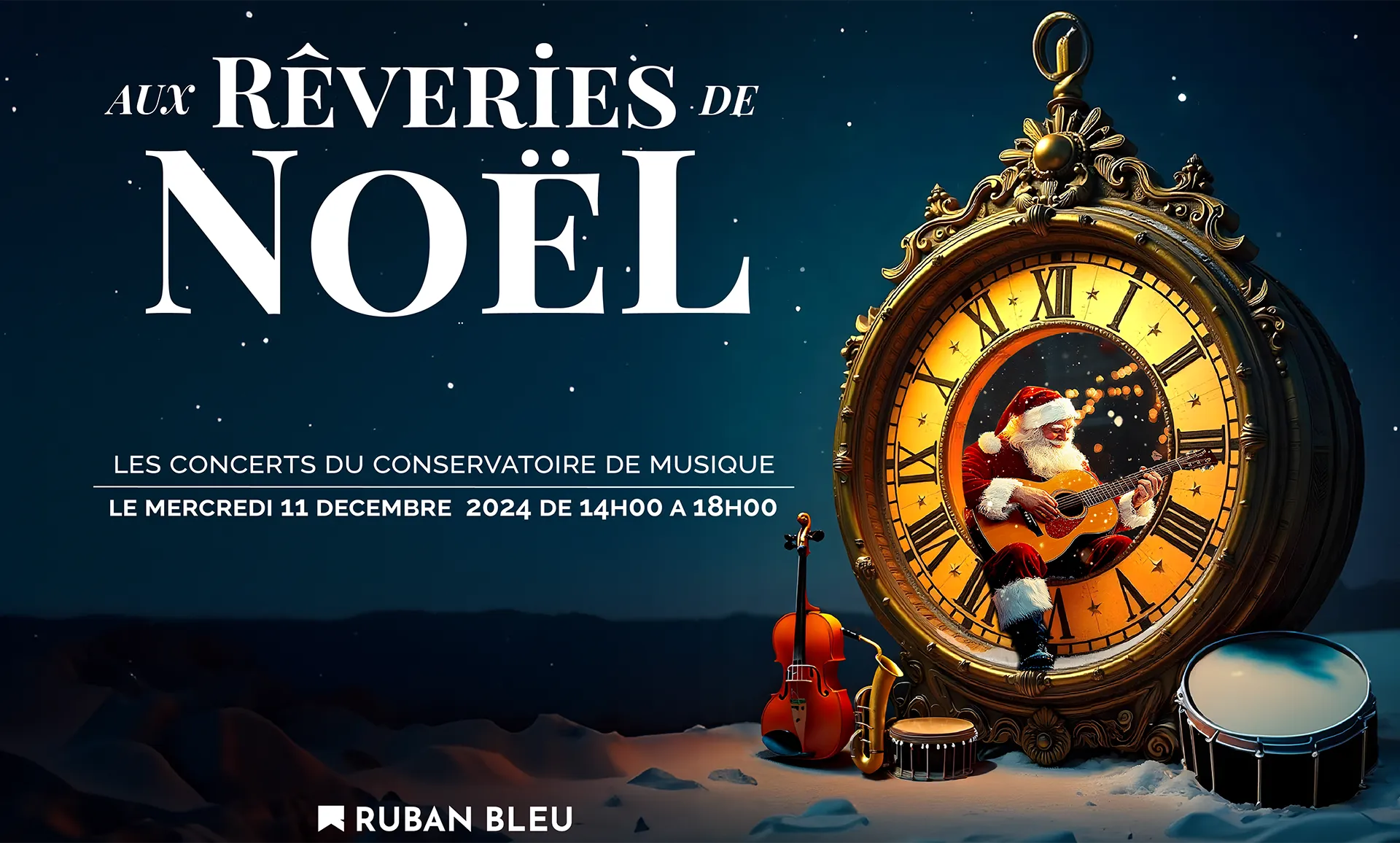 Noël au Ruban Bleu St Nazaire Affiche 4